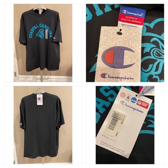 Vintage Deadstock Costal Carolina t-shirt with original tags - Picture 1 of 7